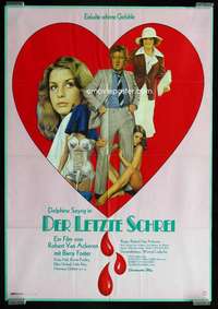 p491 LAST WORD German movie poster '75 sexy Delphine Seyrig!