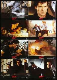 p321 GOLDENEYE German lobby card movie poster '95 Brosnan as Bond!