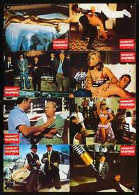 p322 GOLDFINGER German lobby card movie poster R80s Connery as Bond!