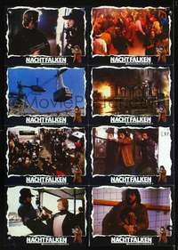 p323 NIGHTHAWKS #1 German lobby card movie poster '81 Stallone, Hauer