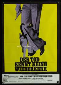 p503 LONG GOODBYE German movie poster '73 different image with cat!