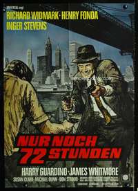 p514 MADIGAN German movie poster '68 Richard Widmark, Henry Fonda
