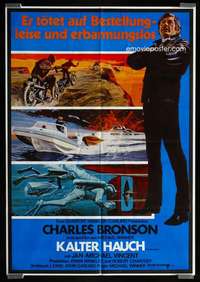 p520 MECHANIC German movie poster '72 Charles Bronson, Vincent