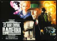 p545 ONCE UPON A TIME IN AMERICA German movie poster '84 Casaro art!