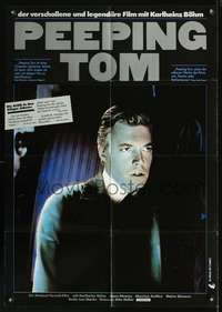 p551 PEEPING TOM German movie poster R80s Michael Powell classic!