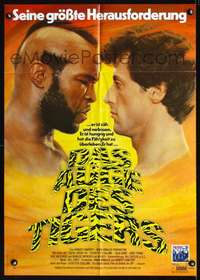 p569 ROCKY III German movie poster '82 Stallone, Mr T, different!