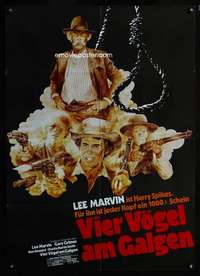 p593 SPIKES GANG German movie poster '74 Lee Marvin, Ron Howard