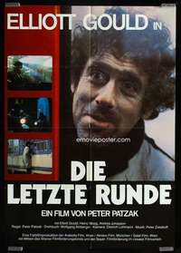 p628 TRAMPS German movie poster '83 great Elliott Gould close up!