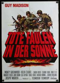 p631 UN POSTO ALL'INFERNO German movie poster '69 Guy Madison