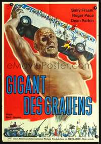 p640 WAR OF THE COLOSSAL BEAST German movie poster '58 Bert I Gordon