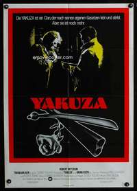 p651 YAKUZA German movie poster '75 Robert Mitchum, Paul Schrader