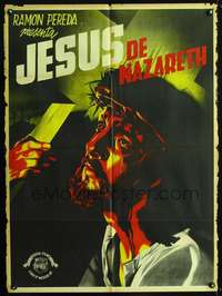 p230 JESUS DE NAZARETH Mexican movie poster '42 striking art!