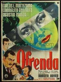 p276 OFRENDA Mexican movie poster '54 cool artwork image!