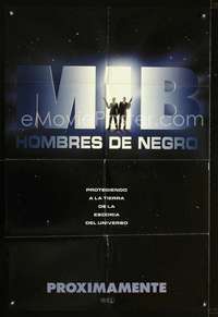 p142 MEN IN BLACK DS teaser Spanish movie poster '97 Smith & Jones!
