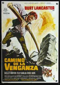 p158 SCALPHUNTERS Spanish movie poster '68 Lancaster, Mataix art!