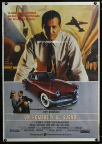 p170 TUCKER Spanish movie poster '88 Francis Ford Coppola, Bridges