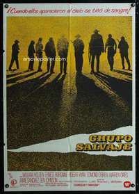 p173 WILD BUNCH Spanish movie poster R79 Sam Peckinpah classic!