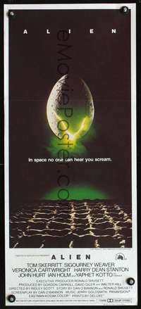 s580 ALIEN Australian daybill movie poster '79 Ridley Scott classic!