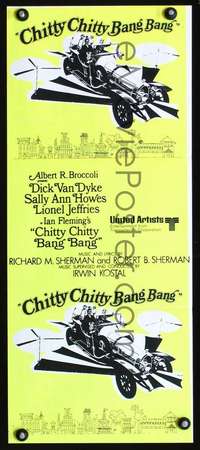 s482 CHITTY CHITTY BANG BANG New Zealand daybill movie poster '69