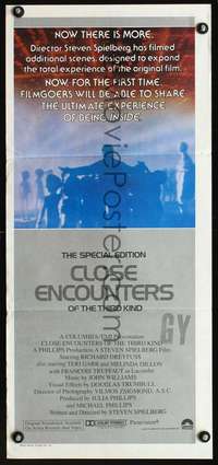 s470 CLOSE ENCOUNTERS OF THE THIRD KIND S.E. Australian daybill movie poster '80