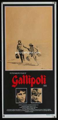 s365 GALLIPOLI Australian daybill movie poster '81 Peter Weir classic!