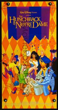 s305 HUNCHBACK OF NOTRE DAME Australian daybill movie poster '96 Disney
