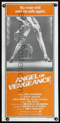s215 MS 45 Australian daybill movie poster '81 Angel of Vengeance!
