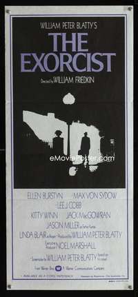 s402 EXORCIST Australian daybill movie poster '74 William Friedkin classic!