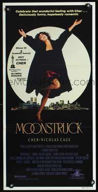 s217 MOONSTRUCK Academy Awards Australian daybill movie poster '87 Cher