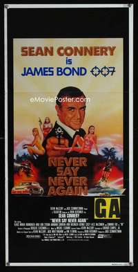 s209 NEVER SAY NEVER AGAIN Australian daybill movie poster '83 James Bond!