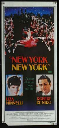 s206 NEW YORK NEW YORK Australian daybill movie poster '77 different!