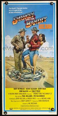s105 SMOKEY & THE BANDIT 2 Australian daybill movie poster '80 Reynolds
