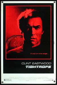 t508 TIGHTROPE one-sheet movie poster '84 Eastwood is a cop on the edge!