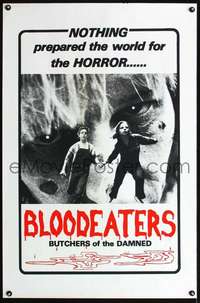 t060 BLOODEATERS one-sheet movie poster '80 butchers of the damned!