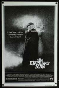 t135 ELEPHANT MAN one-sheet movie poster '80 John Hurt, David Lynch