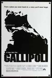 t183 GALLIPOLI one-sheet movie poster '81 Peter Weir classic, Mark Lee