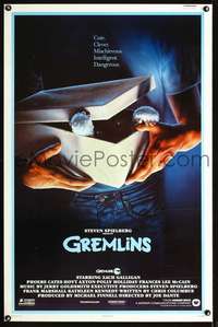 t200 GREMLINS advance one-sheet movie poster '84 Joe Dante horror comedy!