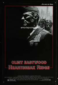 t210 HEARTBREAK RIDGE one-sheet movie poster '86 Clint Eastwood, Granada!