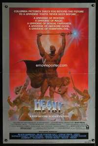 t214 HEAVY METAL style B one-sheet movie poster '81 Richard Corben art!