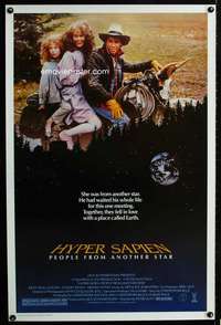 t230 HYPER SAPIEN one-sheet movie poster '86 Peter Hunt Canadian sci-fi!