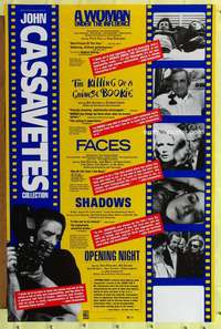 t249 JOHN CASSAVETES COLLECTION one-sheet movie poster '90 his best five!
