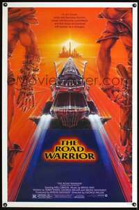 t293 MAD MAX 2: THE ROAD WARRIOR one-sheet movie poster '81 Commander art!