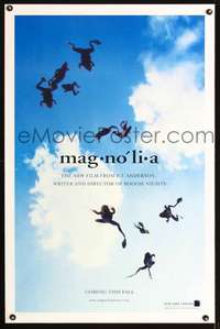 t296 MAGNOLIA DS teaser one-sheet movie poster '99 falling frogs image!