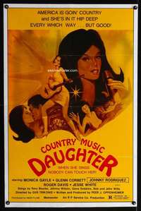 t345 NASHVILLE GIRL one-sheet movie poster R81 16 but she caught on fast!