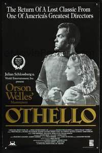 t369 OTHELLO one-sheet movie poster R92 Orson Welles, Shakespeare