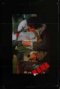 t414 REDS one-sheet movie poster '81 Warren Beatty, Diane Keaton