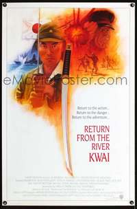 t415 RETURN FROM THE RIVER KWAI one-sheet movie poster '89 Jewell artwork!