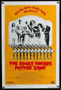 t434 ROCKY HORROR PICTURE SHOW style B one-sheet movie poster '75 sexy legs!