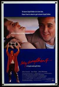 t443 SAY ANYTHING one-sheet movie poster '89 John Cusack, Cameron Crowe