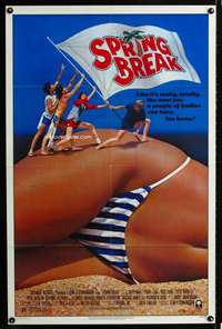 t471 SPRING BREAK one-sheet movie poster '83 classic sexy bikini image!